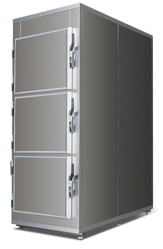 Câmara frigorífica para três corpos - 3 portas com abertura frontal