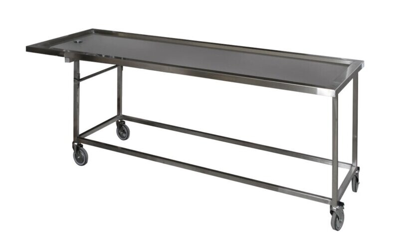 Mesa anatômica inclinada de um lado