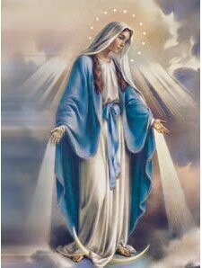 Livro de assinaturas modelo Virgem Maria
