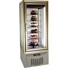 Longoi cake display fridge, rotating