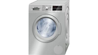 Bosch washing machine, 9kg silver, SERIE 6 Bosch washing machine, 9kg silver, SERIE 6