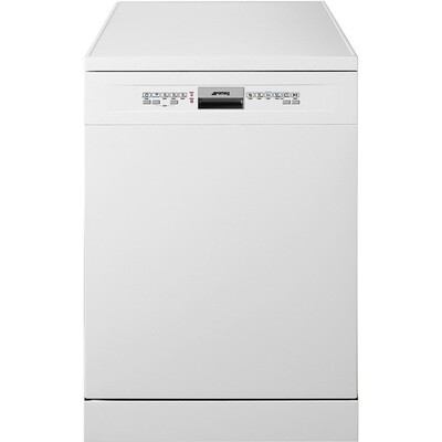 Smeg dishwasher, 14 place setting, white Smeg dishwasher, 14 place setting, white