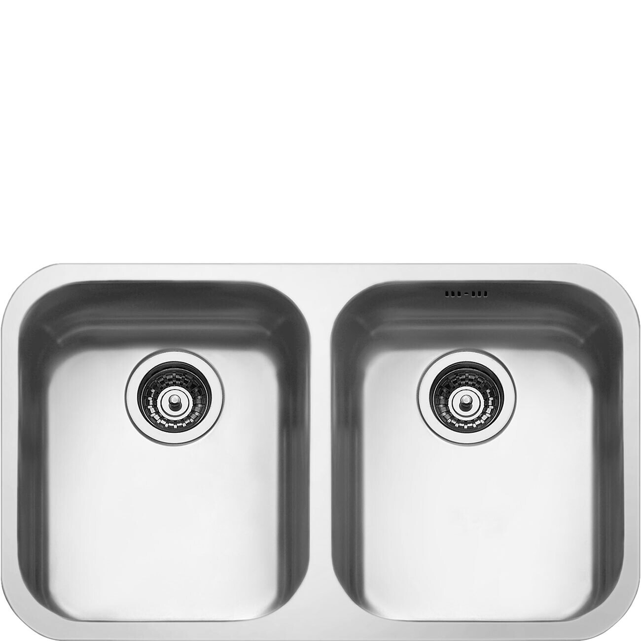 Smeg sink, double bowl, undermount