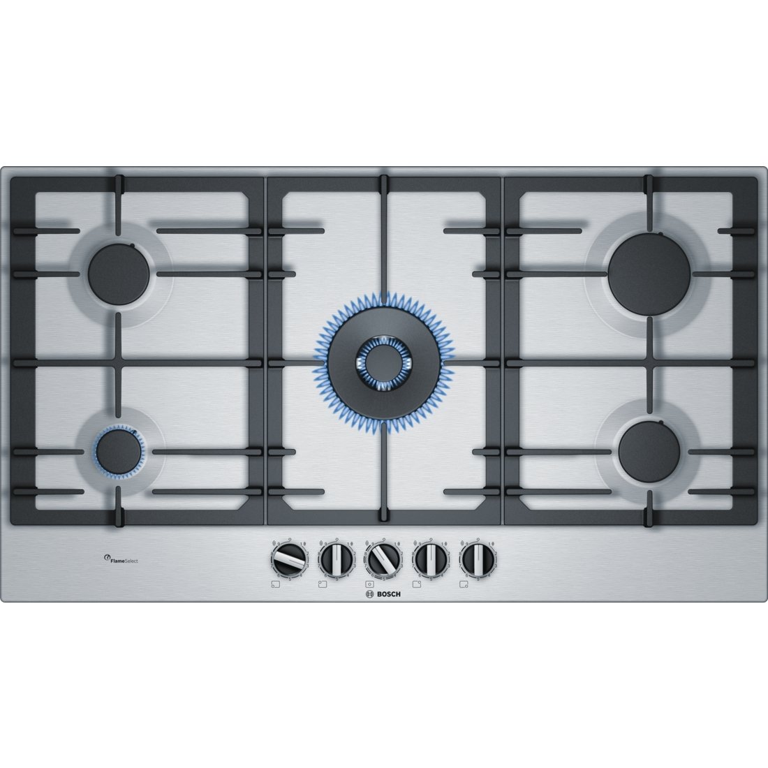 90cm gas hob s/steel PCR9A5B90Z Bosch