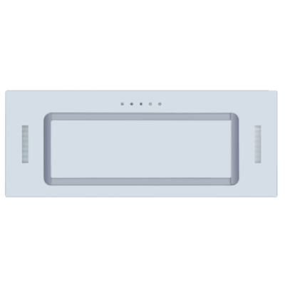 Falco fully integrated extractor, 75cm, glass Falco fully integrated extractor, 75cm, glass