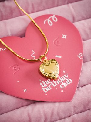 Emilia Locket Necklace (Gold)