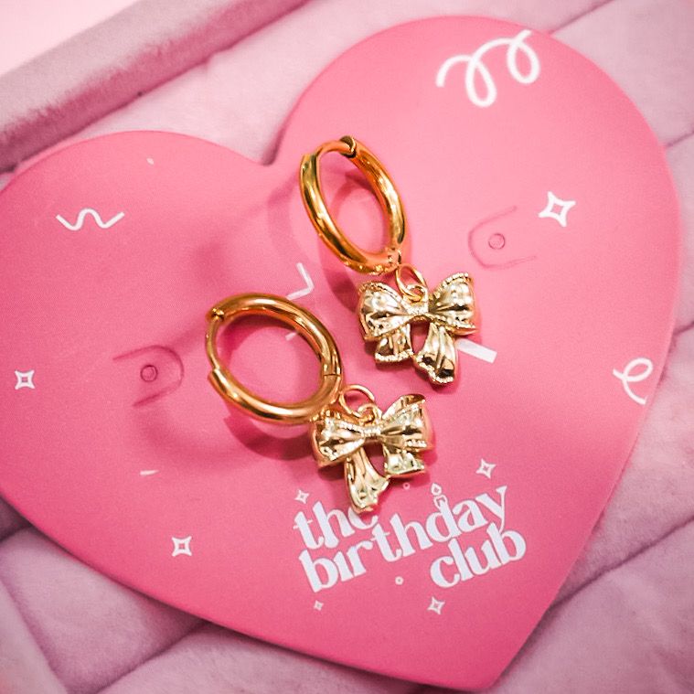 Dena Ribbon Huggies (Gold)