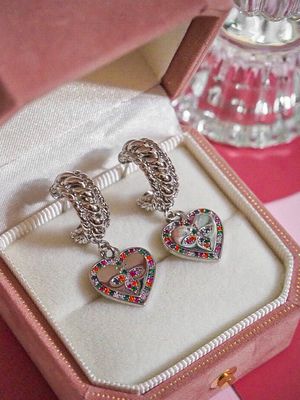 Celeste Silver Studs