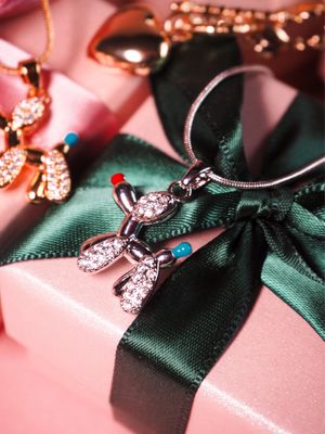 Bella Poodle Silver Necklace