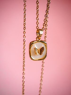 Flutter Gold Necklace