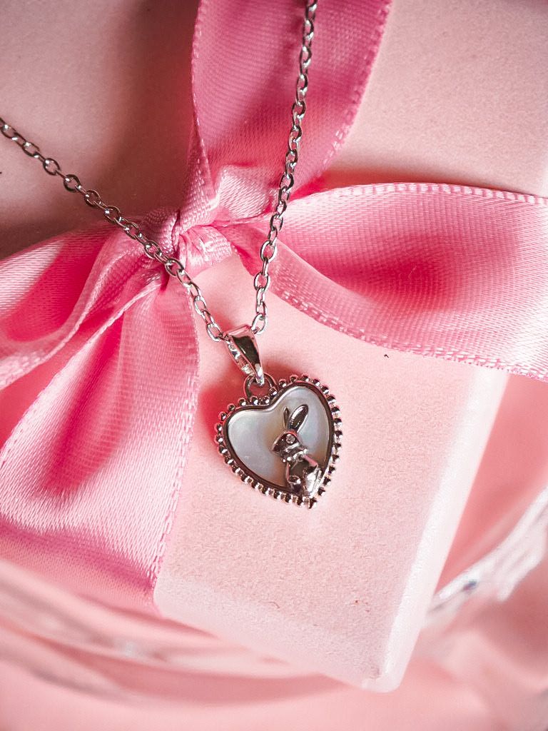 Alice Silver Rabbit Necklace