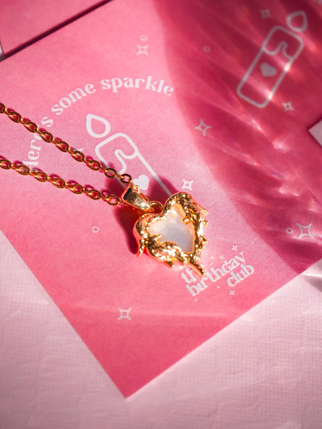 Felicia Gold Heart Necklace