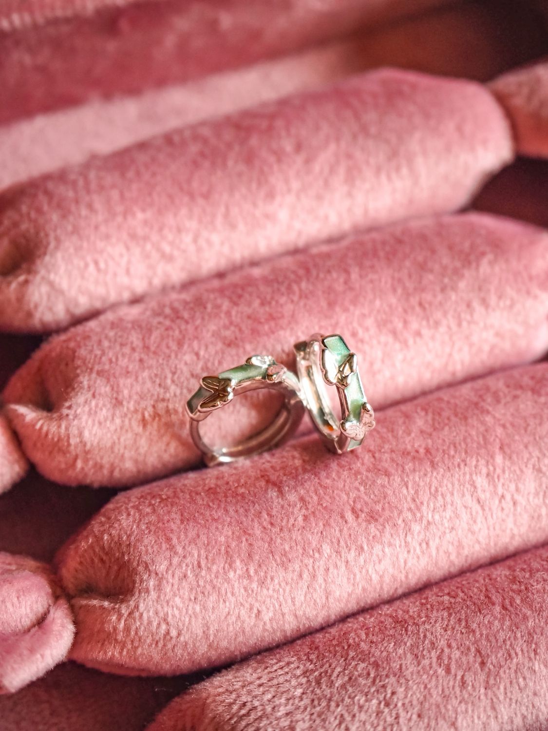 Jade Green Butterfly Huggies