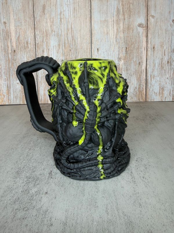 Alien Egg, Black with green slime