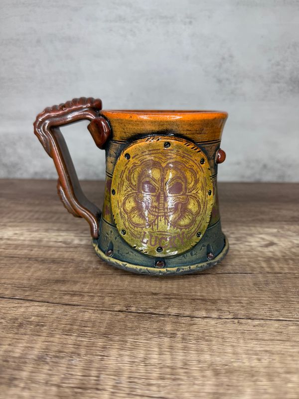 Split skull mug