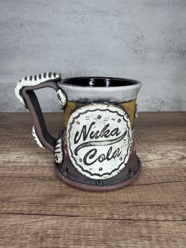 Nuka cola terra cotta and yellow