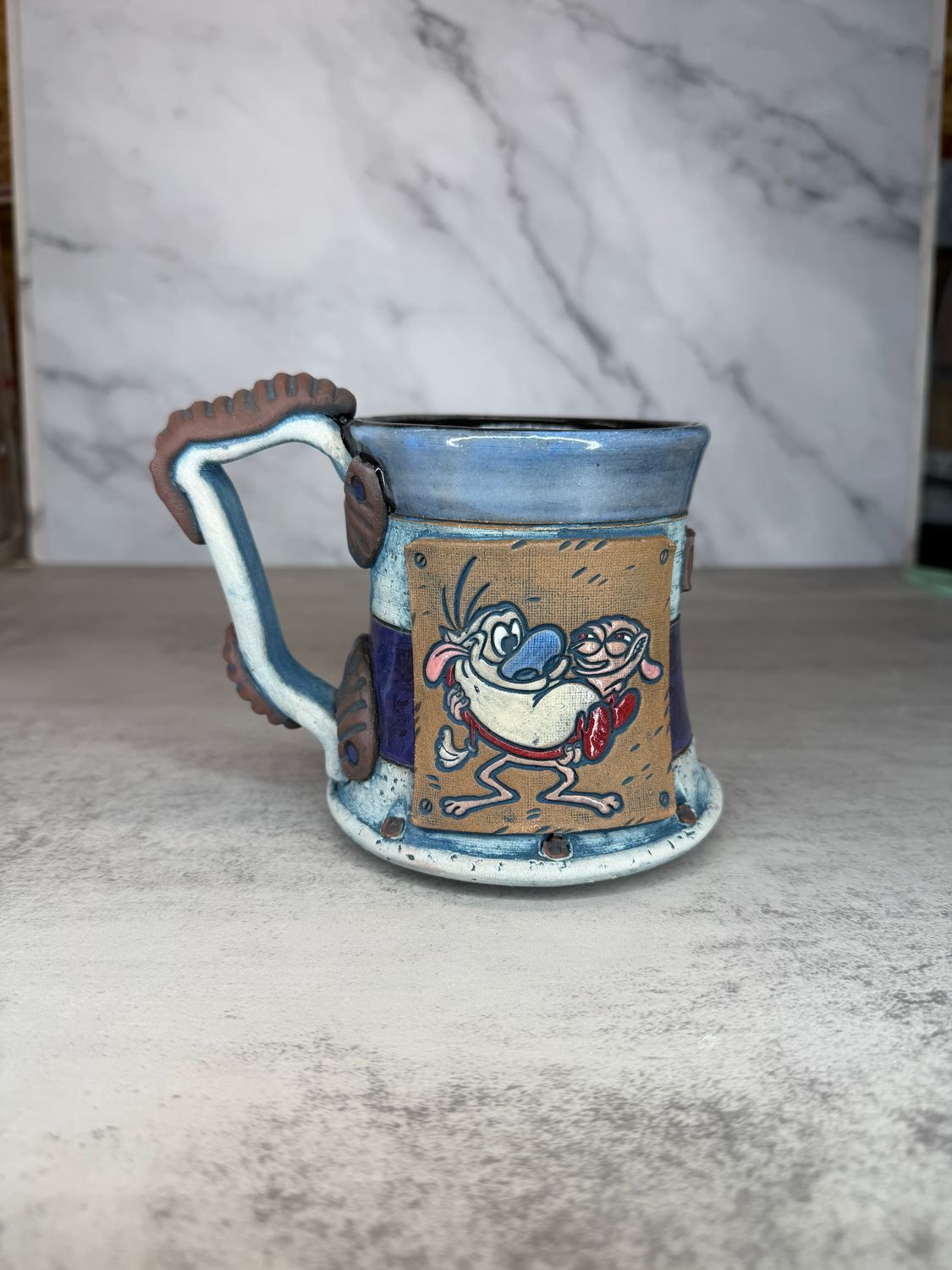 Ren and Stimpy blue Ren and Stimpy blue