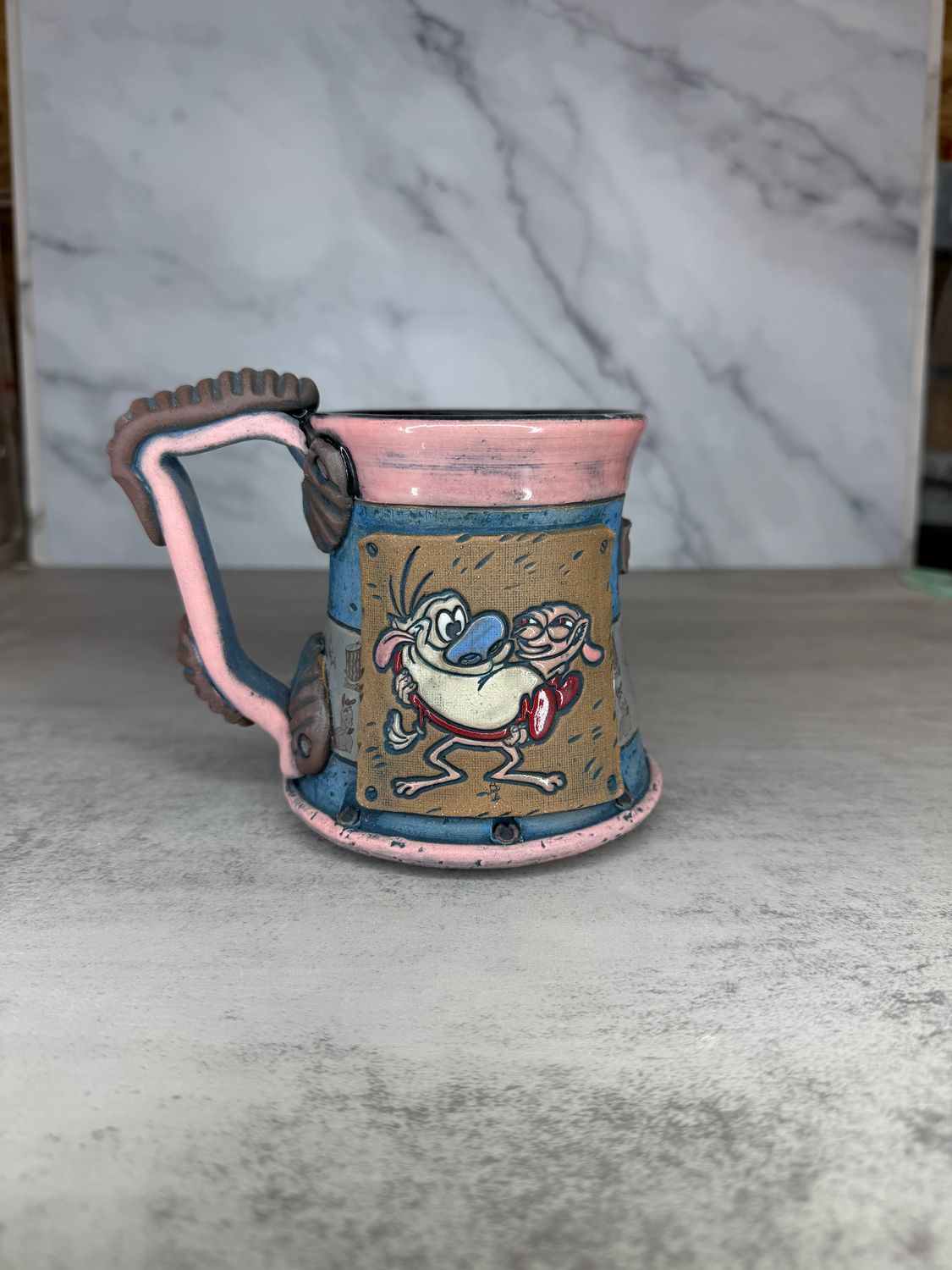 Ren and Stimpy pink Ren and Stimpy pink