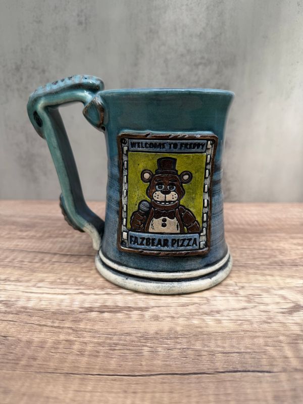 Fazebear mug Blue Top