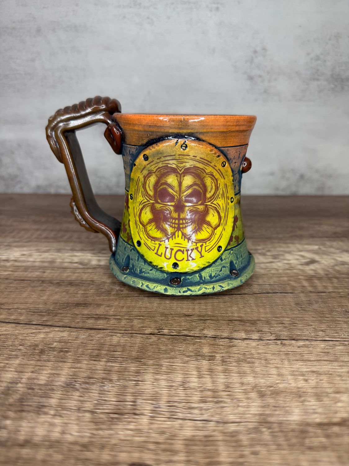 skull mug