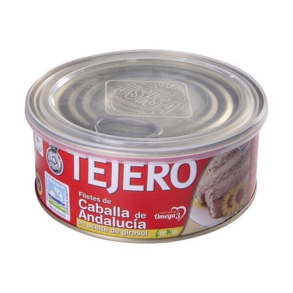 Filetes de Caballa de Andalucía en aceite girasol TEJERO