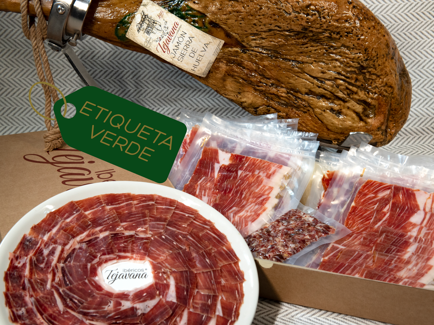 Maletín Jamón  Sierra de Huelva ETIQUETA VERDE