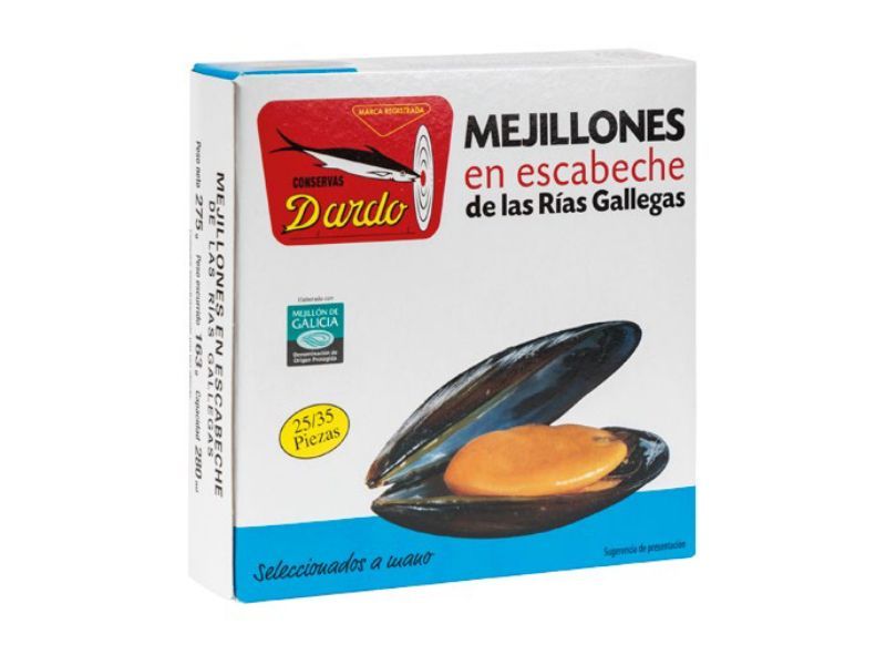 Mejillones en Escabeche  25/35 ORIGEN GALICIA