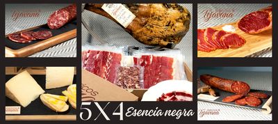 Pack Degustación 5x4 Esencia Negra Paleta | Ibéricos Tejavana Pack Degustación 5x4 Esencia Negra Paleta | Ibéricos Tejavana