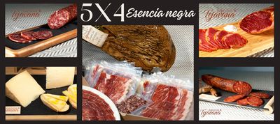 Pack Degustación 5x4 Esencia Negra Jamón | Ibéricos Tejavana Pack Degustación 5x4 Esencia Negra Jamón | Ibéricos Tejavana