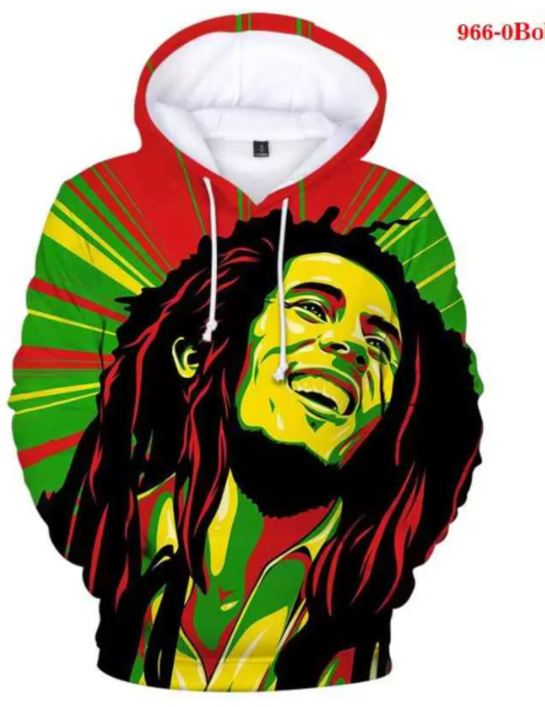 Men's Bob Marley STAR BURST Hoodie