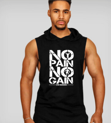 Men's Gym Hoodie - NO PAIN