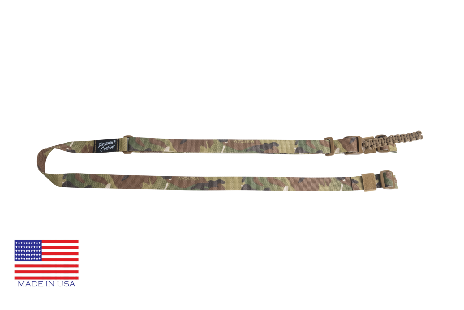 December Customs 2-Point Para Cord Pull Tab Sling Made in the USA