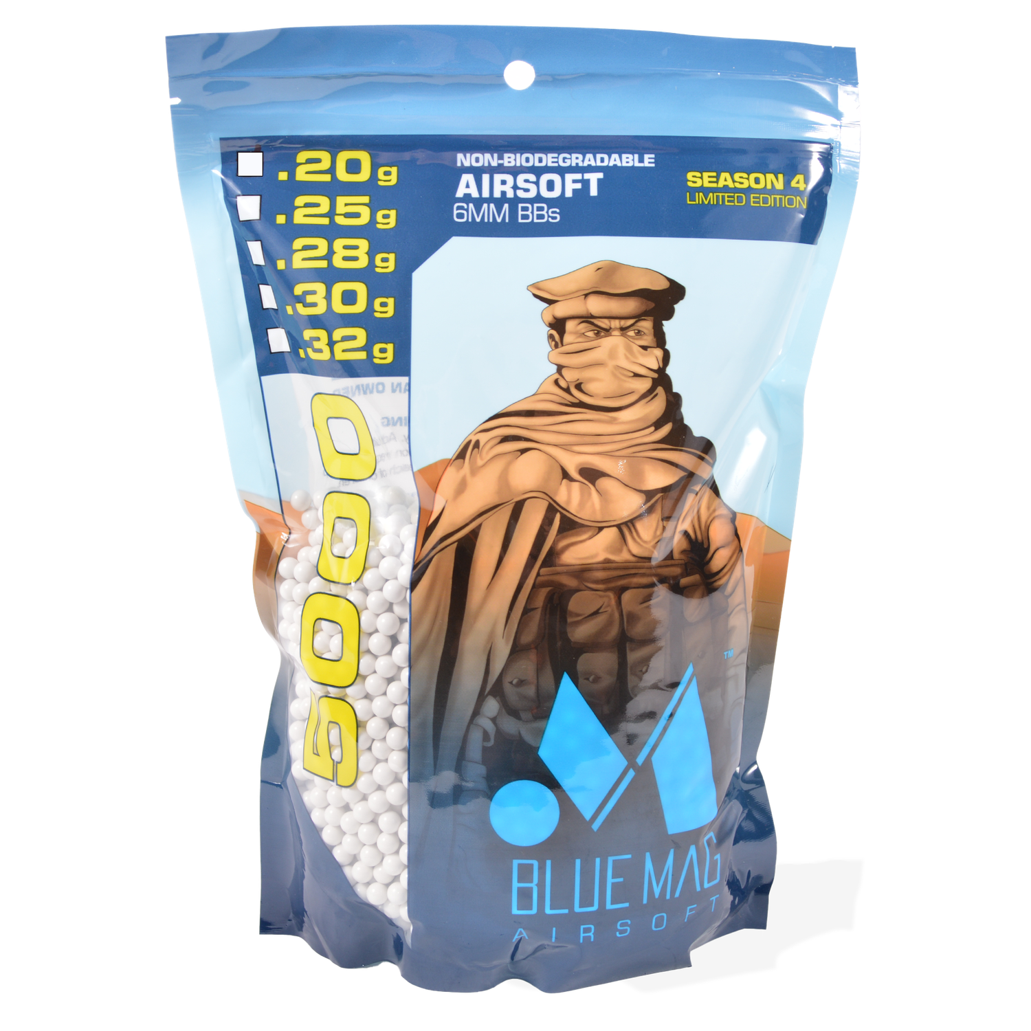 BMA Premium 6mm Competition Grade (Non-Bio) BBs, Weight: 0.20g