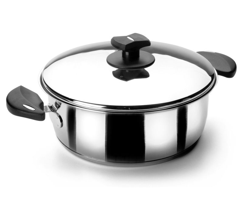 Cassola d'acer inoxidable amb tapa Nova-Ladycor