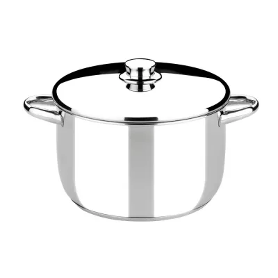 Olla d'acer inoxidable amb tapa OPTIMA Olla d'acer inoxidable amb tapa OPTIMA