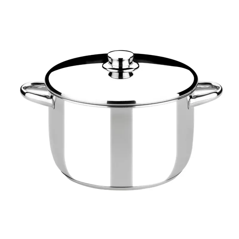 Olla d'acer inoxidable amb tapa OPTIMA