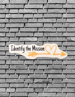Identify the Mission Arrow Sticker (single)