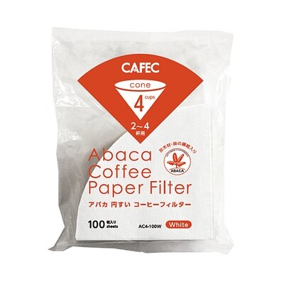 Cafec AC4-100W 三洋麻質濾紙