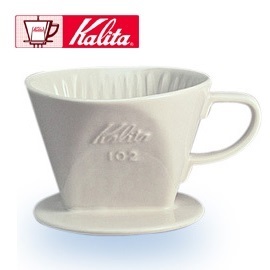 Kalita 102 傳統陶製三孔濾杯 (白色 - 1-4杯用)