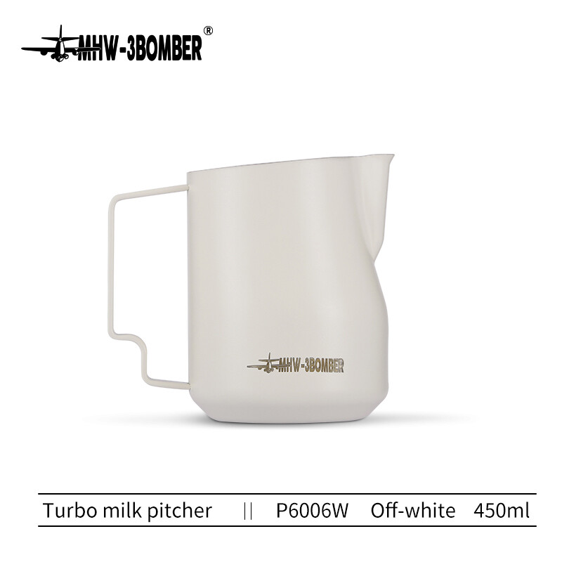 MHW-3BOMBER 轟炸機 渦輪打奶缸 - 砂白 (450ml)