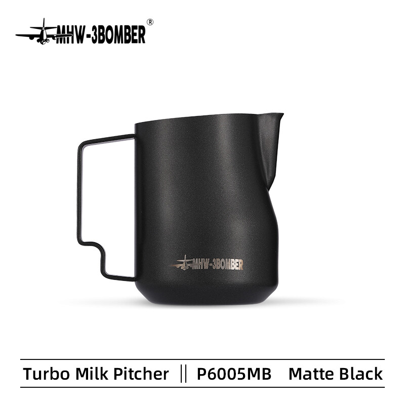 MHW-3BOMBER 轟炸機 渦輪打奶缸 - 磨砂黑 (450ml)