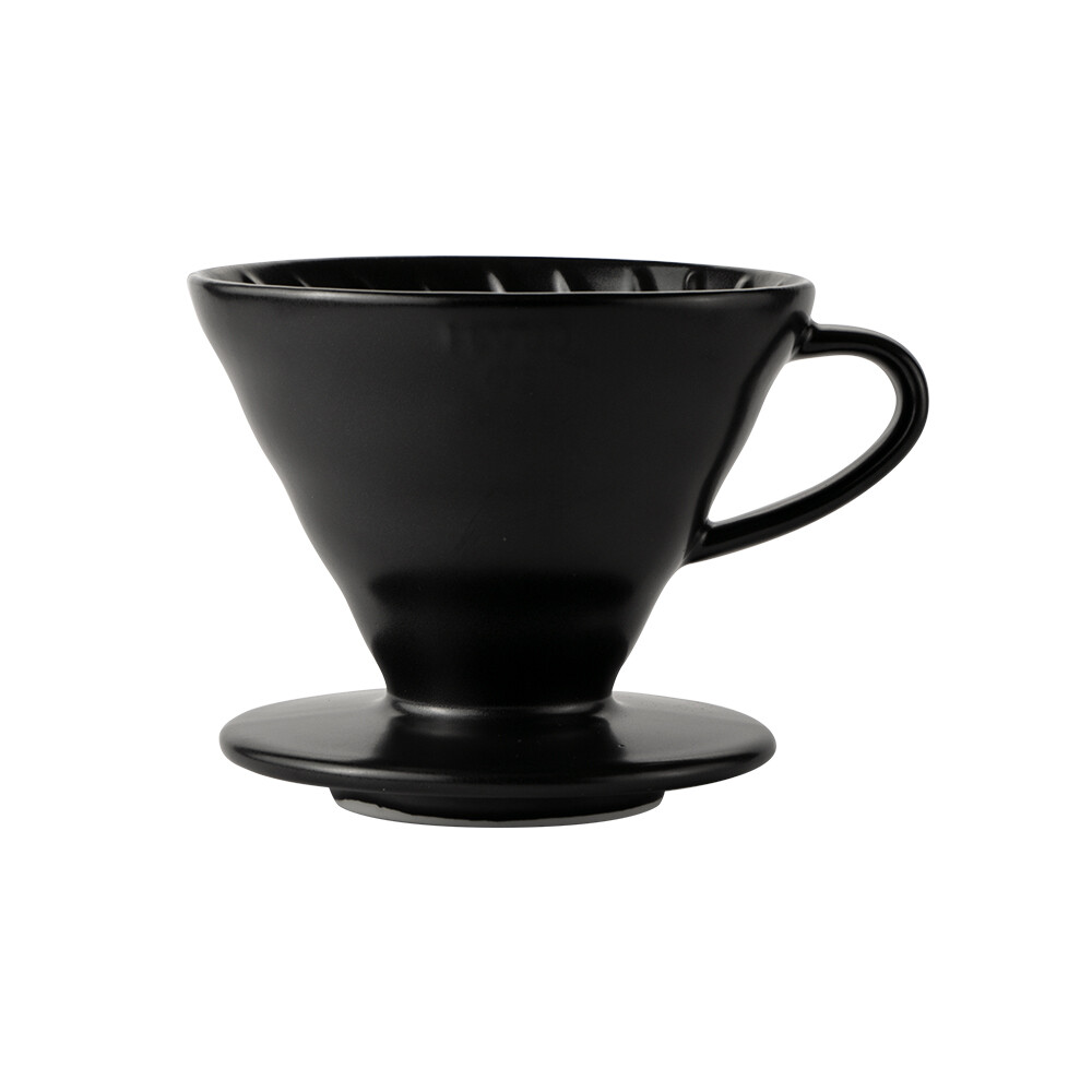 Hario V60彩虹陶瓷濾杯 霧黑 VDC-02-MB