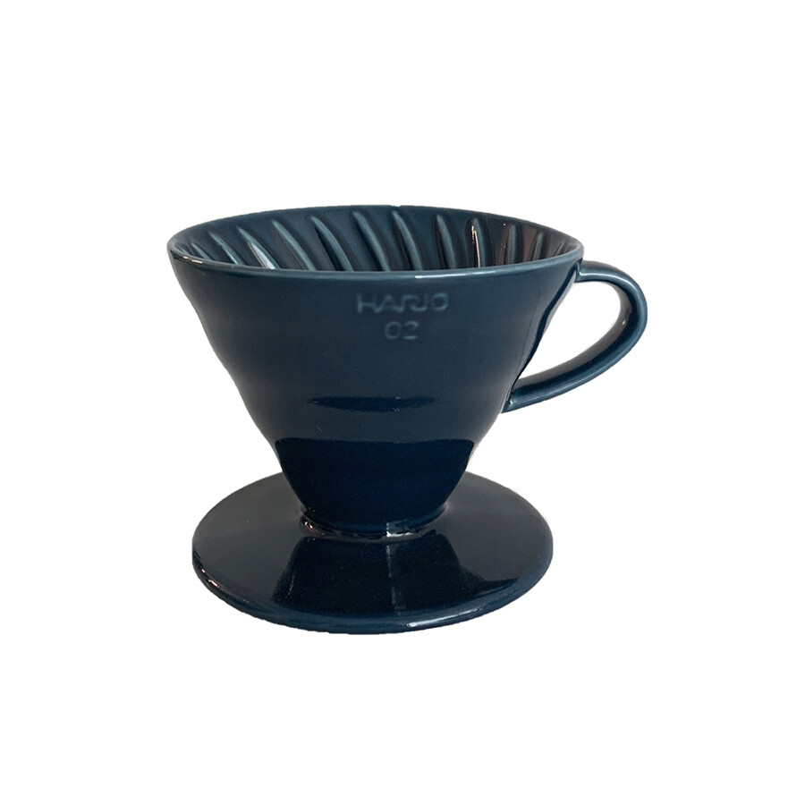 Hario V60彩虹陶瓷濾杯 藏青藍 VDC-02-IBU
