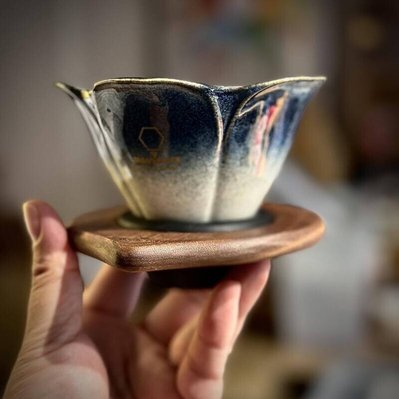 智造所 Inovmaker H.U.A 杜鵑濾杯 HUA-AZ-BK(星空藍)