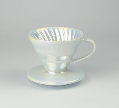 Hario V60鈦白珠光濾杯 VDC-01-WO-TW/VDC-02-WO-TW