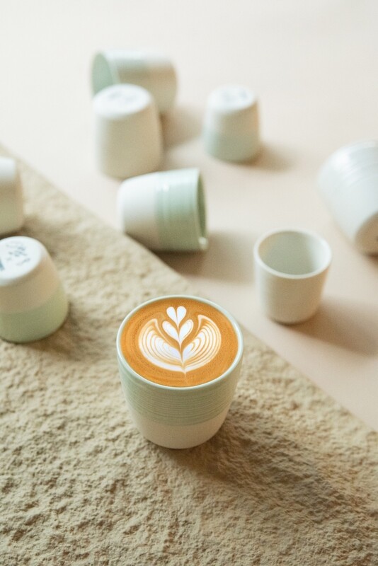 Loveramics DALE HARRIS &quot;CHAMPIONS SIGNATURE&quot; 150ML FLAT WHITE CUP