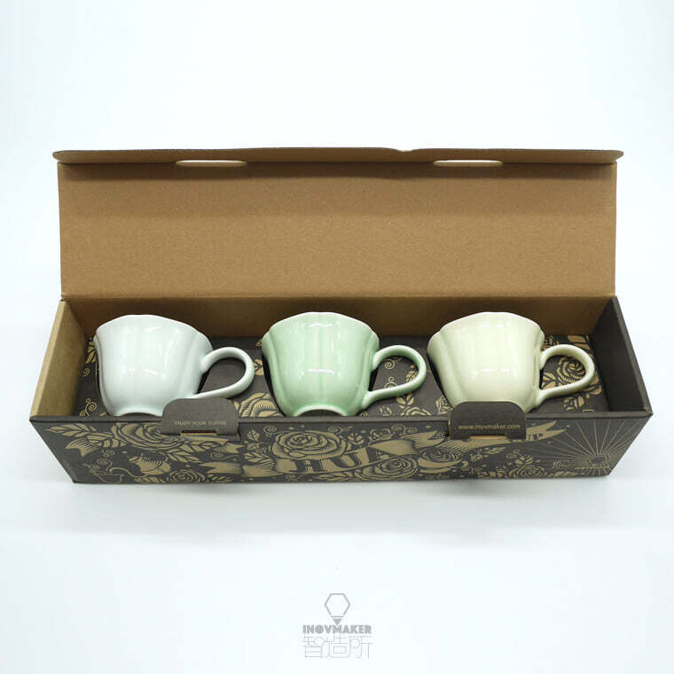 智造所 Inovmaker H.U.A 小花杯咖啡杯 彩色組合（3只一組)