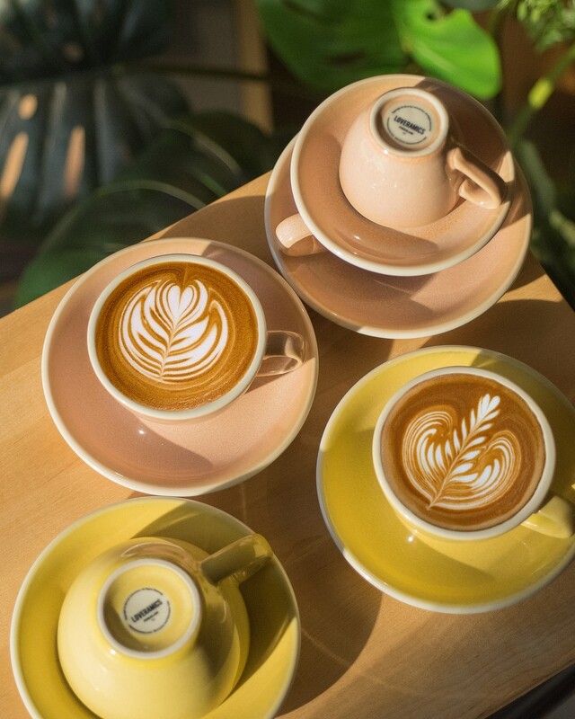 Loveramics - EGG - 250ML CAPPUCCINO CUP &amp; SAUCER - Butter Cup