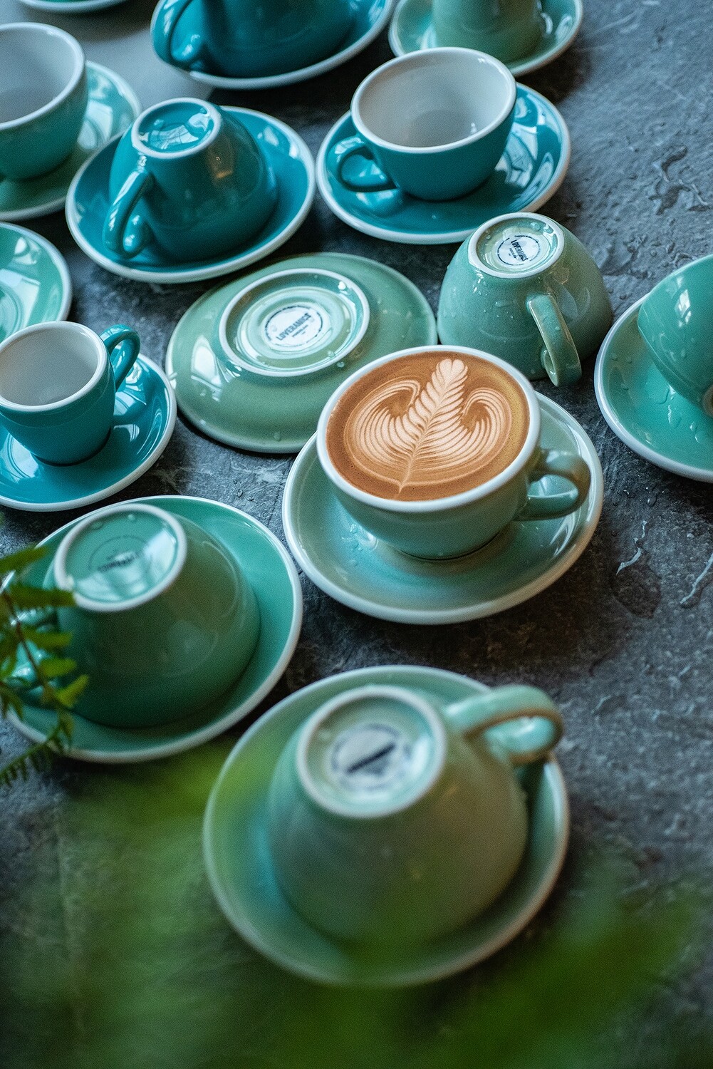 Loveramics - EGG - 80ML ESPRESSO CUP - Basil