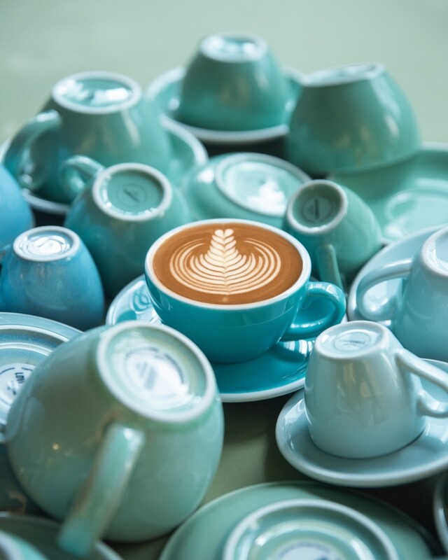 Loveramics - EGG - 250ML CAPPUCCINO CUP &amp; SAUCER - Teal